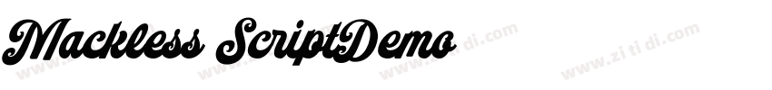 Mackless ScriptDemo字体转换